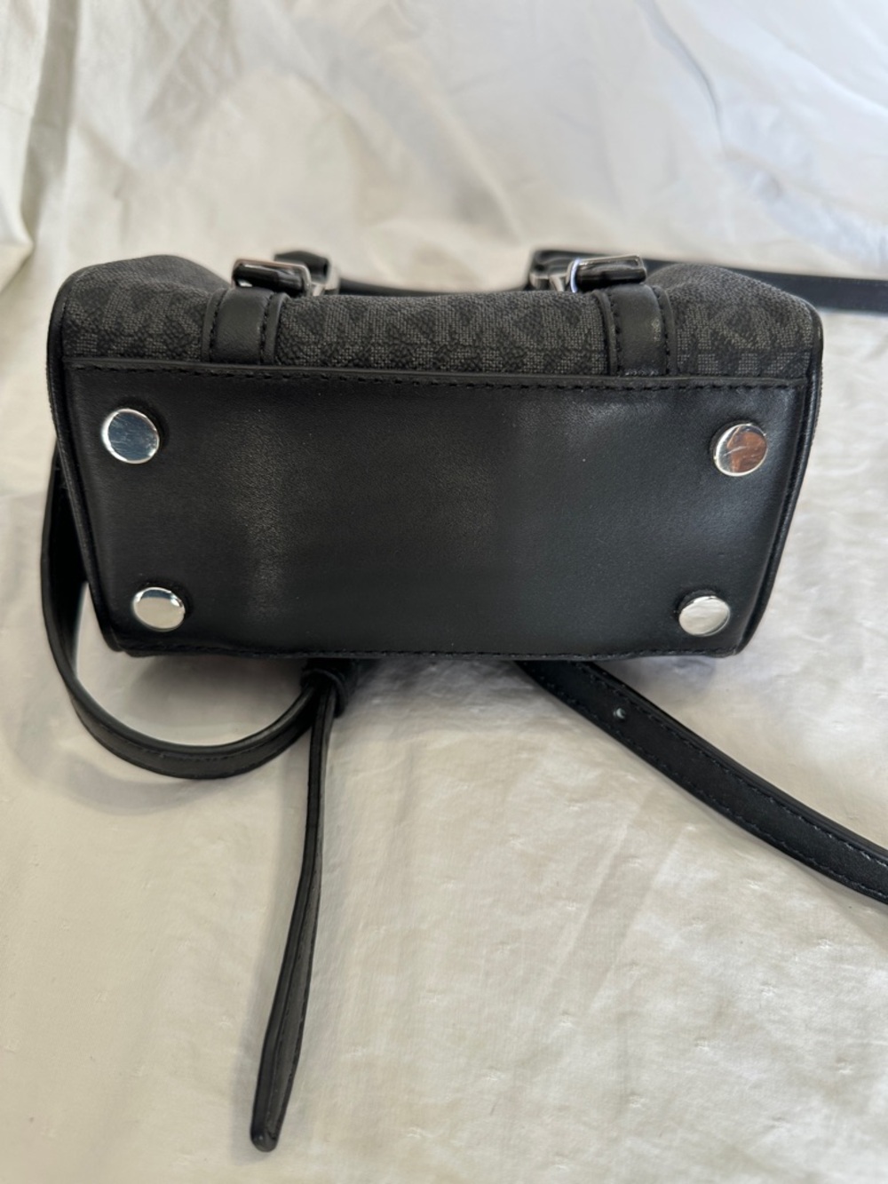 Michael Kors Black Signature Mini Satchel - Picture 5 of 5